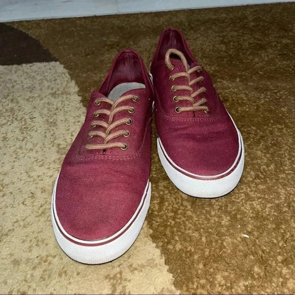 Missimo -burgundy- sz 9 sneakers - Picture 3 of 5